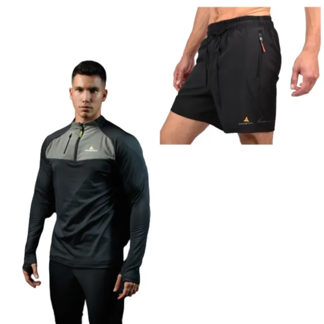 Conjunto Deportivo! Buzo S/capucha Hombre +short Microfibra