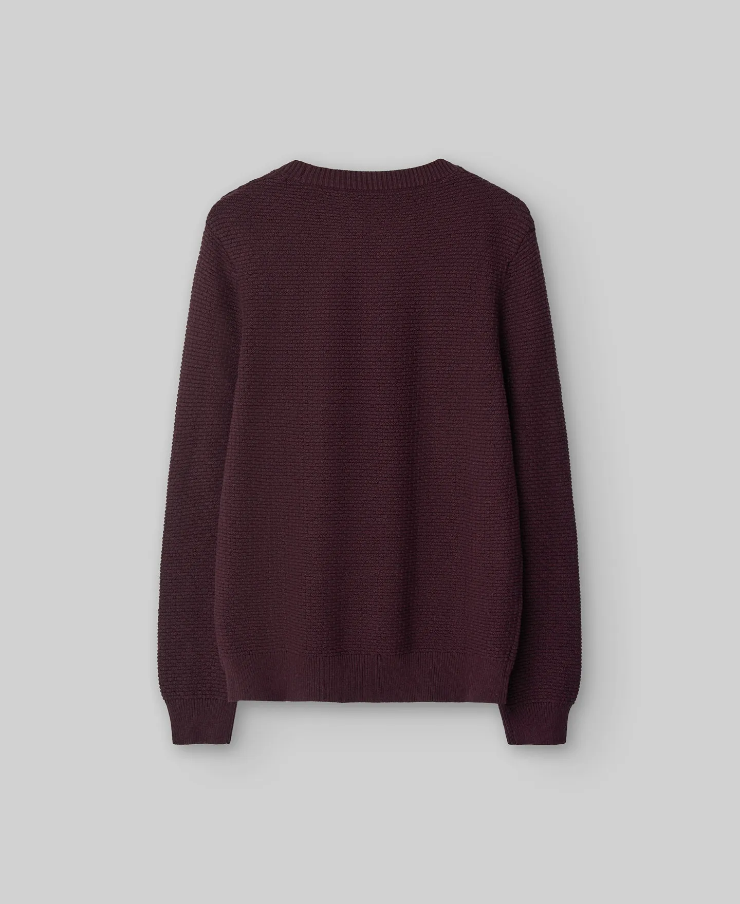 Cotton structured sweater man