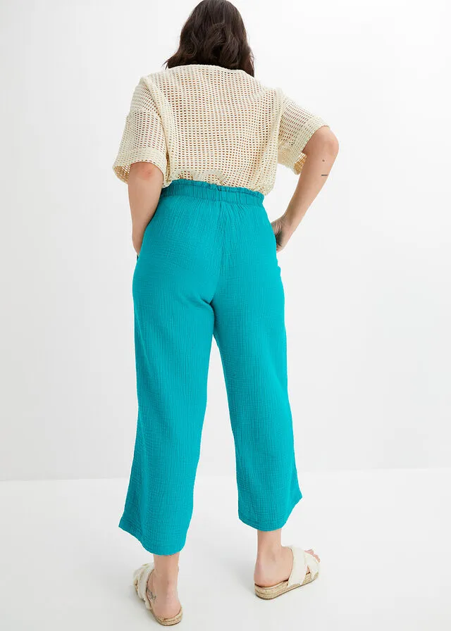 Culotte de muselina Negro