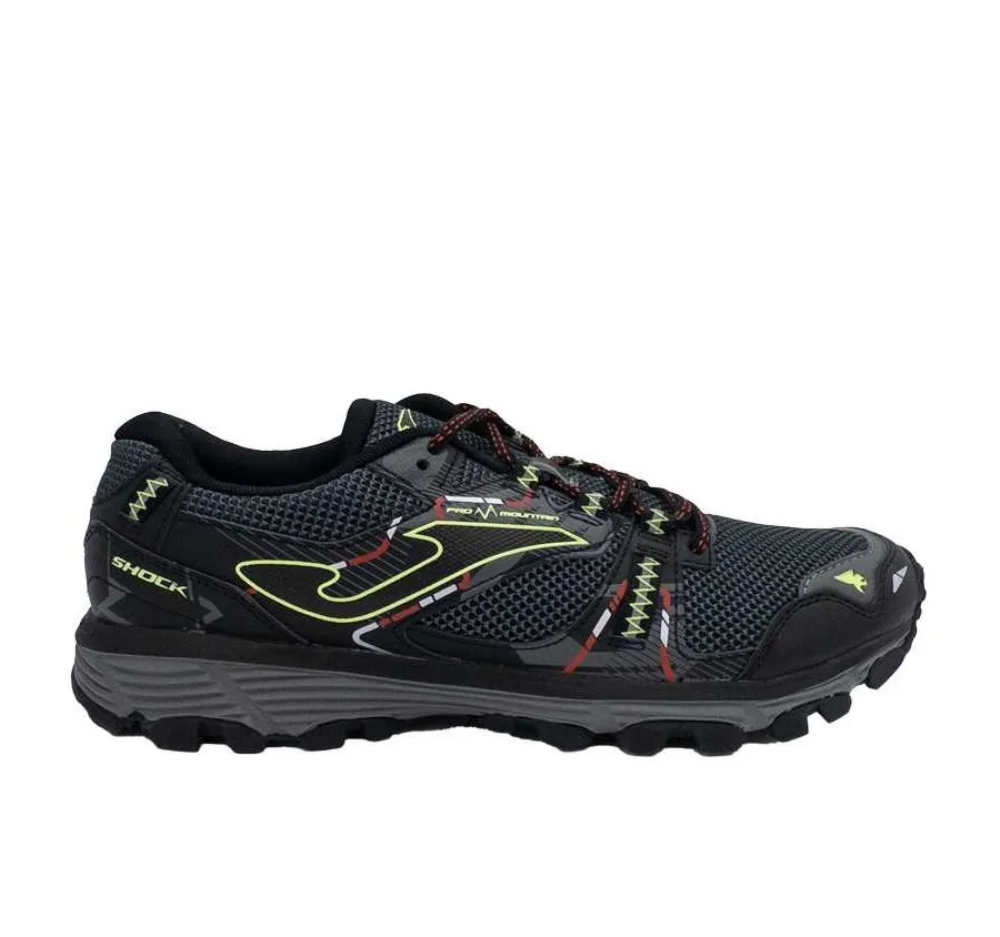 DEPORTIVO JOMA TKSHOW2201B TRAIL TK.SHOCK MEN 2201 CORDÓN CÓMODA PARA HOMBRE REJILLA TEXTIL MESH NEGRO LIMA 27911