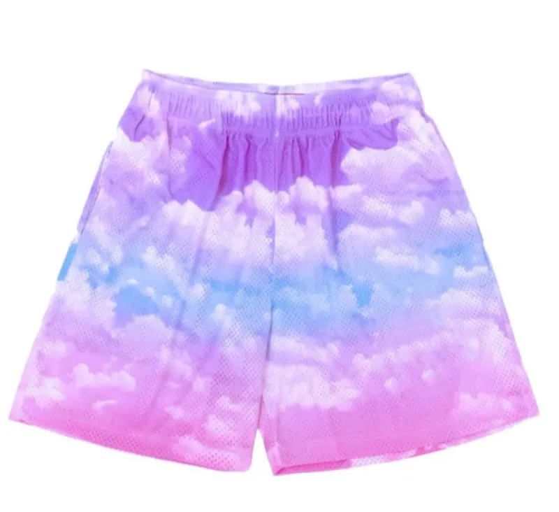 Diseñador Mens Short Mesh Swim Shorts Diseñador Baloncesto para mujer Pantalones cortos Running Cloud Top Fit Fit Football Sport