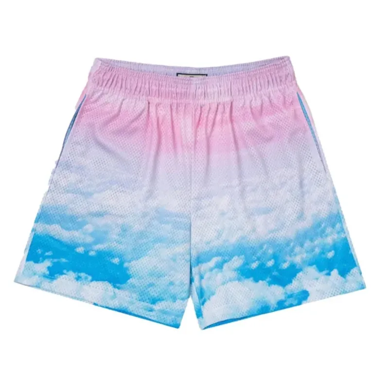 Diseñador Mens Short Mesh Swim Shorts Diseñador Baloncesto para mujer Pantalones cortos Running Cloud Top Fit Fit Football Sport