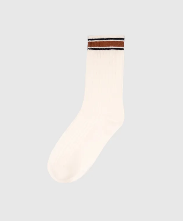 Etro Beige socks made of wool