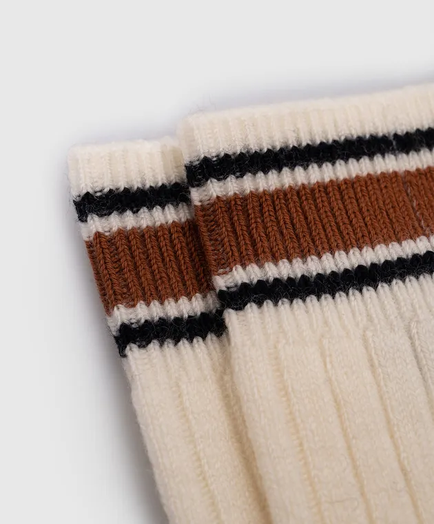 Etro Beige socks made of wool
