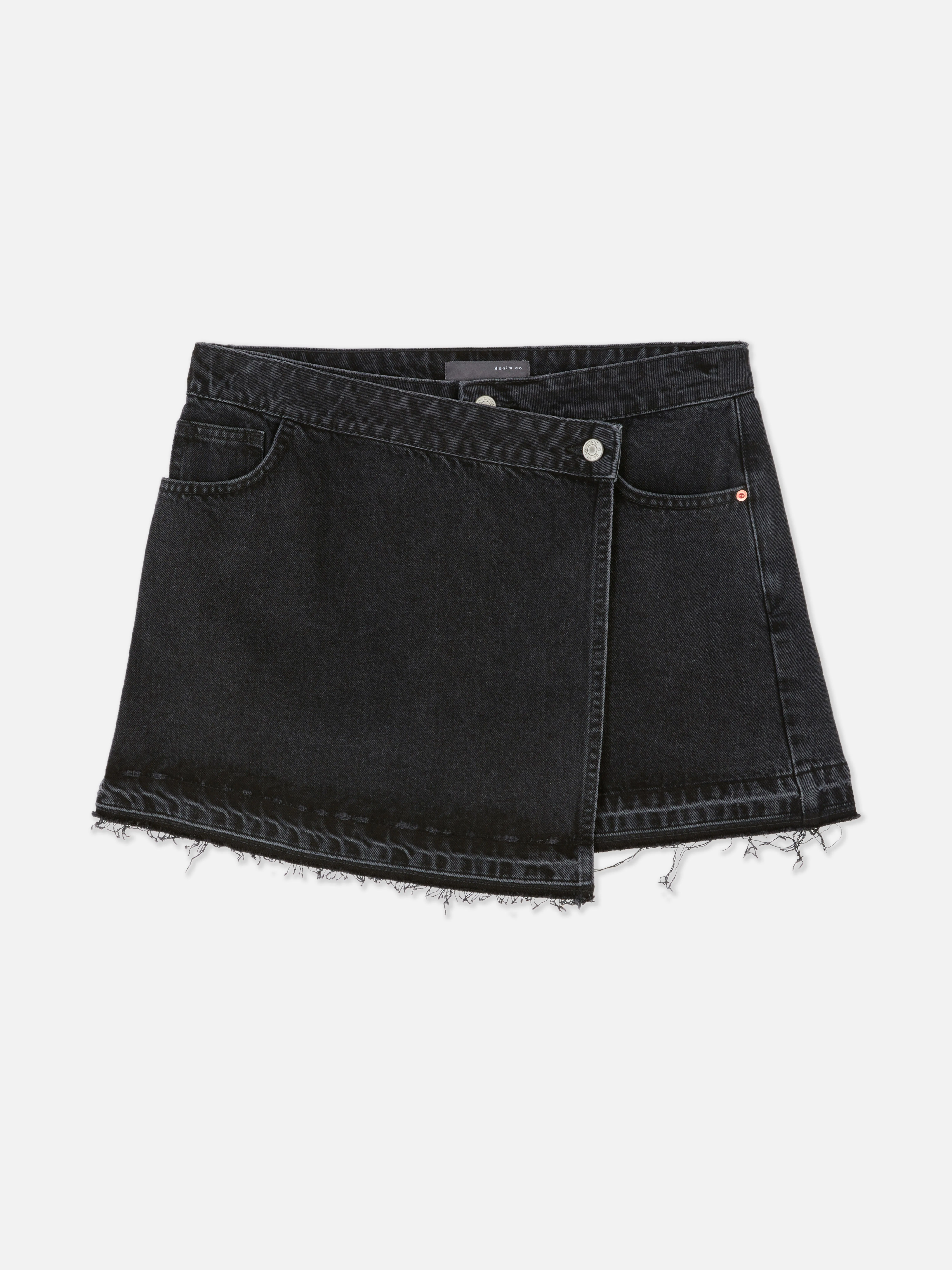 Falda pantalón vaquera asimétrica