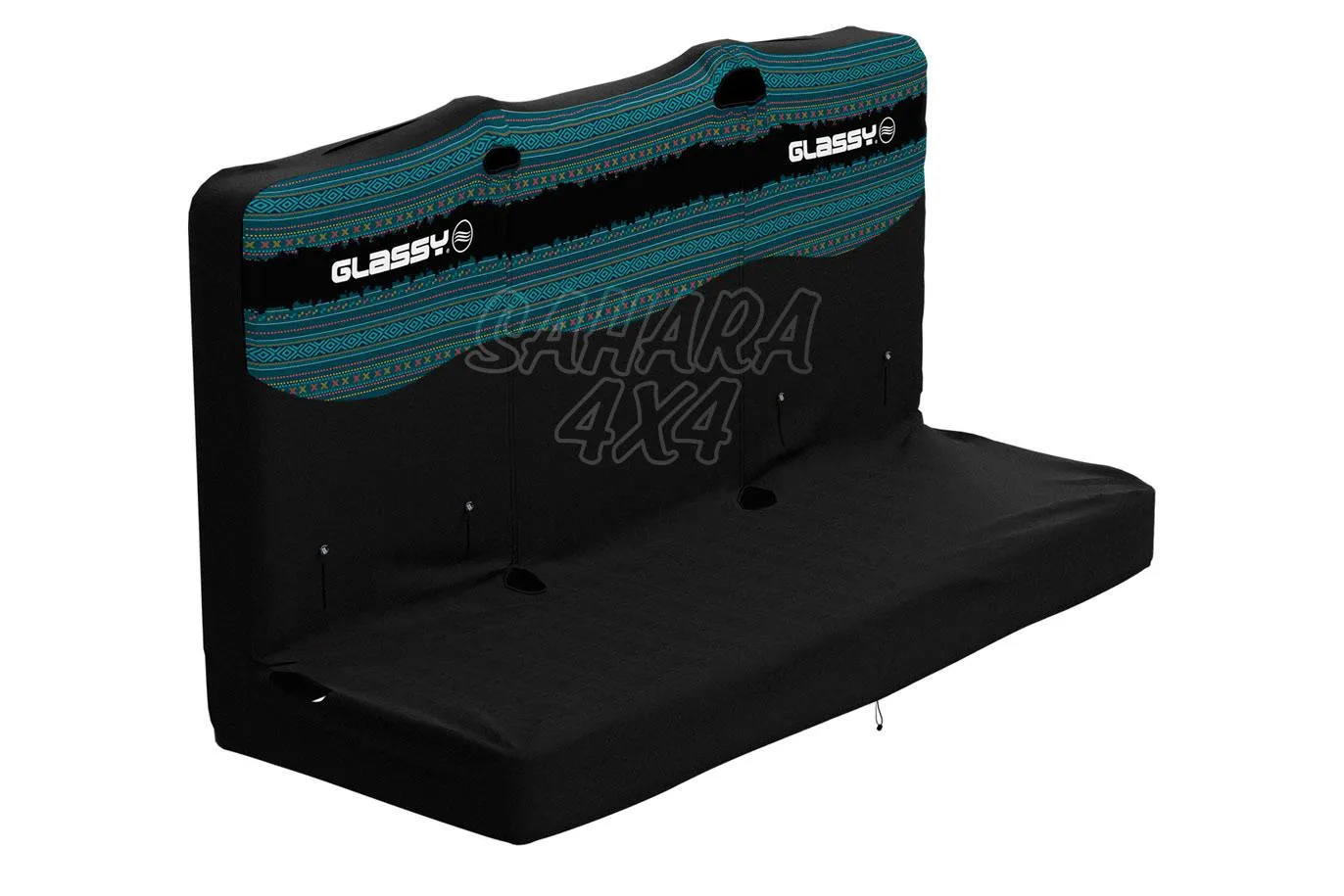 Funda de asiento triple trasera impermeable GLASSY Fiji (Estampado Fiji)