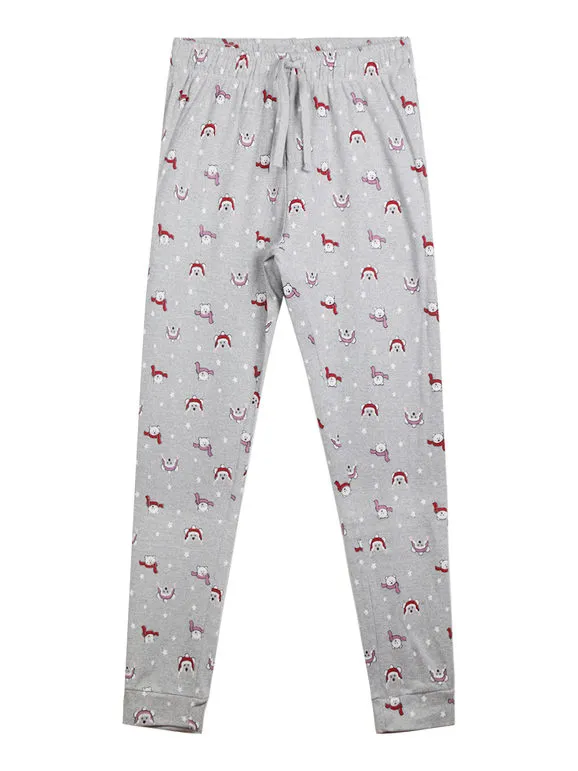 Givova Cálidos pijamas navideños de algodón para niño.