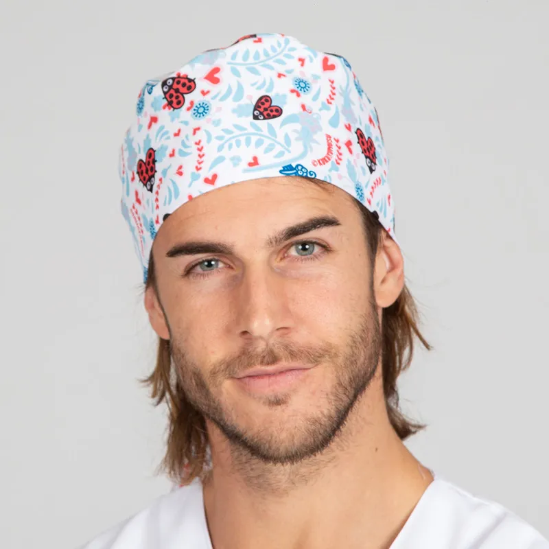 GORRO QUIRóFANO CON TIRAS KUKUXUMUSU CORAZONES  GARY'S