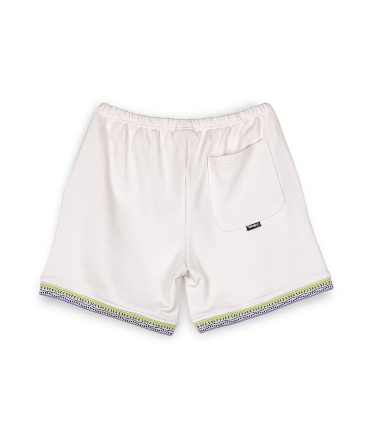 GRIMEY  PANTALóN CORTO UNISEX BLANCO  UFOLLOW GRMY SWEATSHORTS