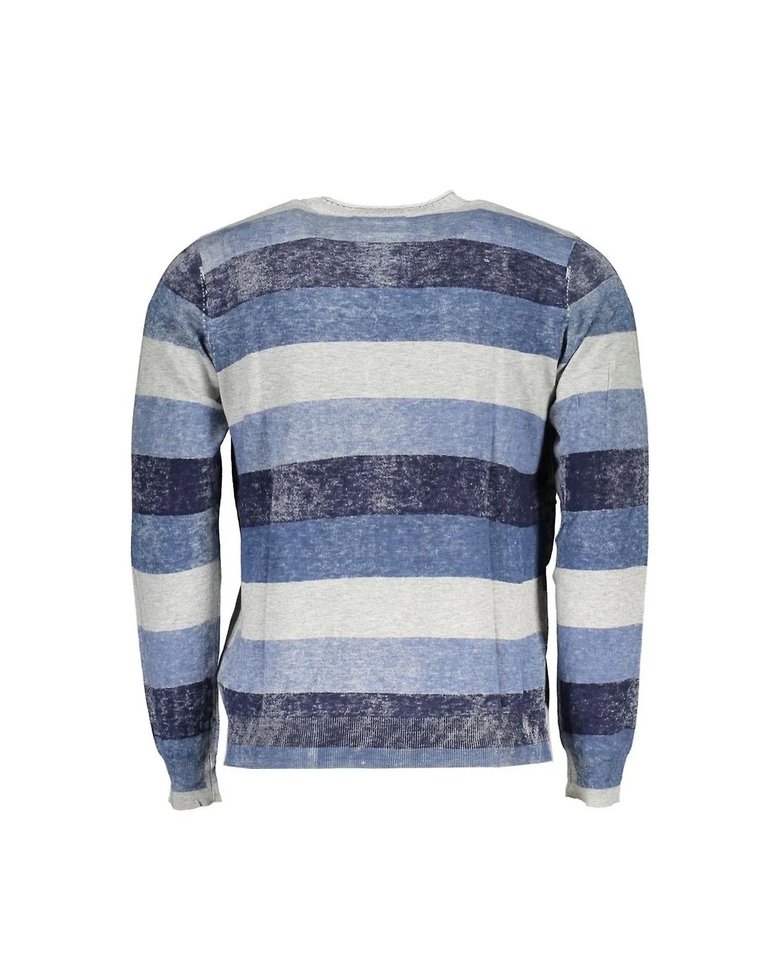Guess Jeans Embroidered Striped Cotton Sweater