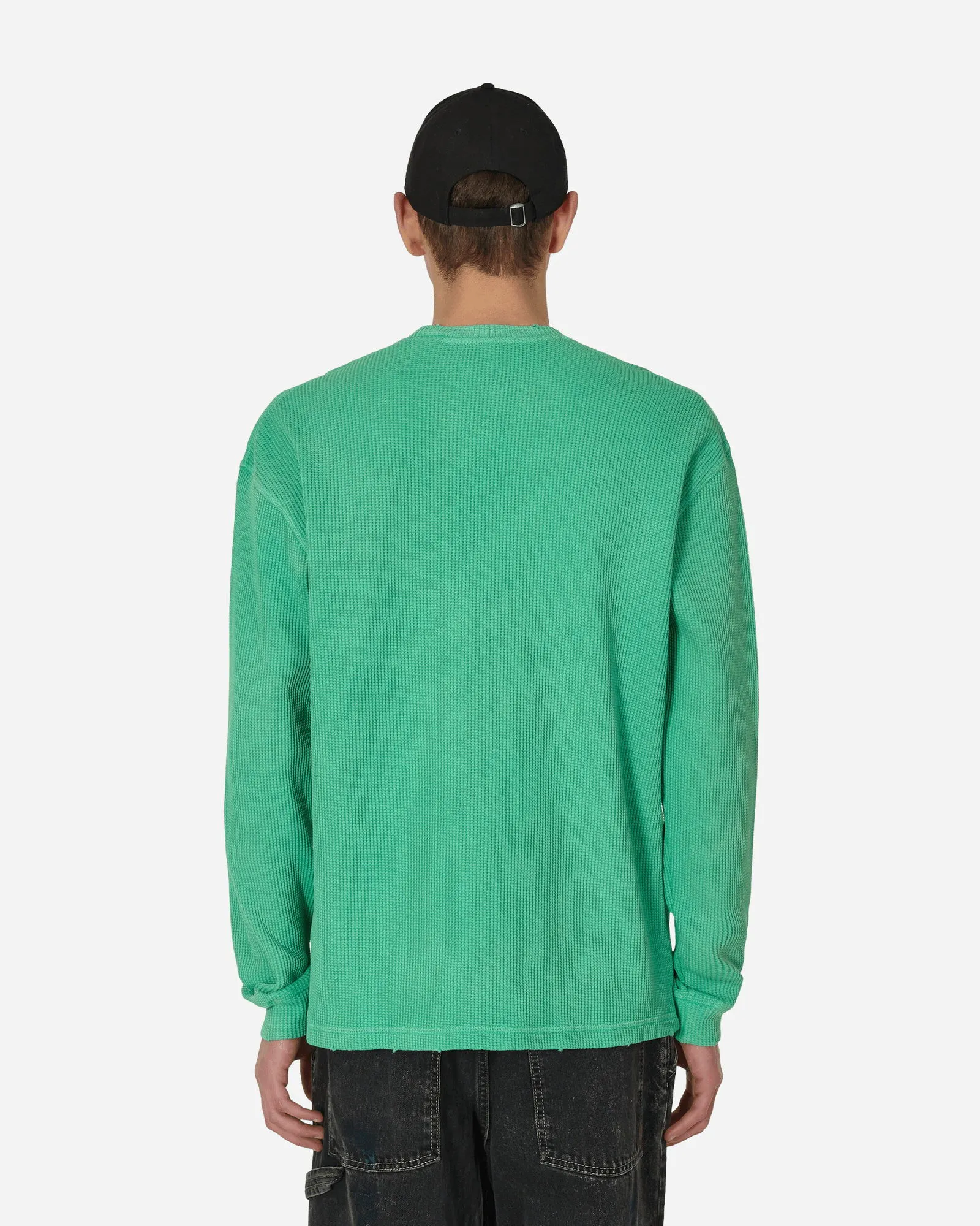GUESS Washed Waffle Sweater