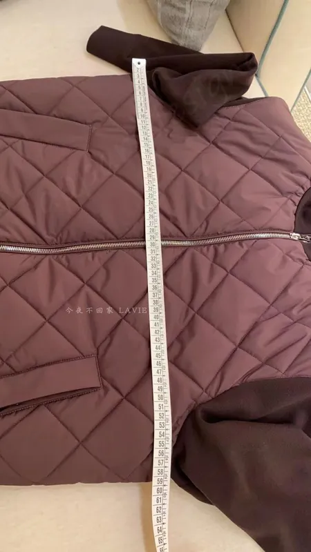 Jackets para hombre Invierno Investable Borgoña Borgoña Chaqueta rómbica