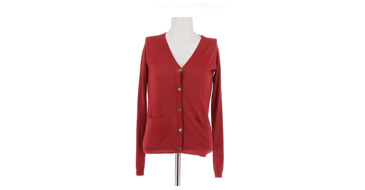 JIL SANDER Punto T.International XS Seda Roja 