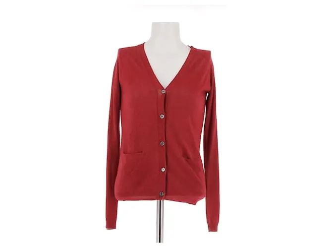 JIL SANDER Punto T.International XS Seda Roja 
