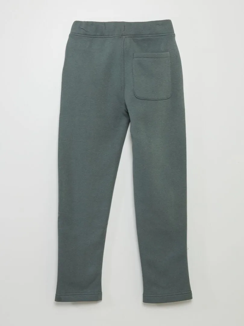 JOGGING JASPEADO CON CINTURA AJUSTABLE  VERDE