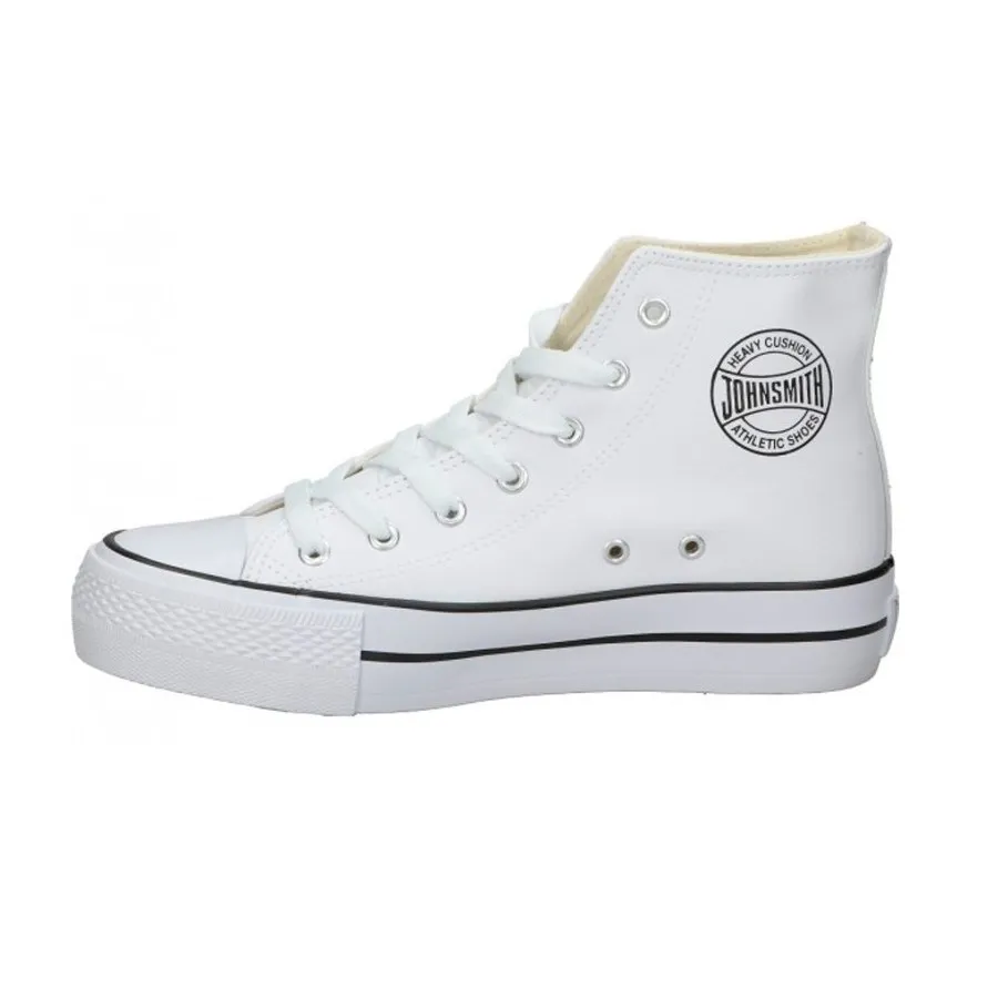 J.Smith LIBEL HIGH  Zapatillas Mujer Blanco Lona