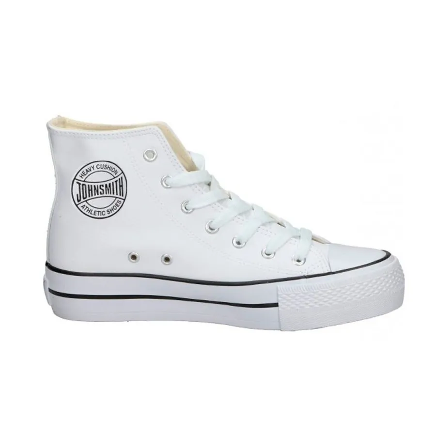 J.Smith LIBEL HIGH  Zapatillas Mujer Blanco Lona