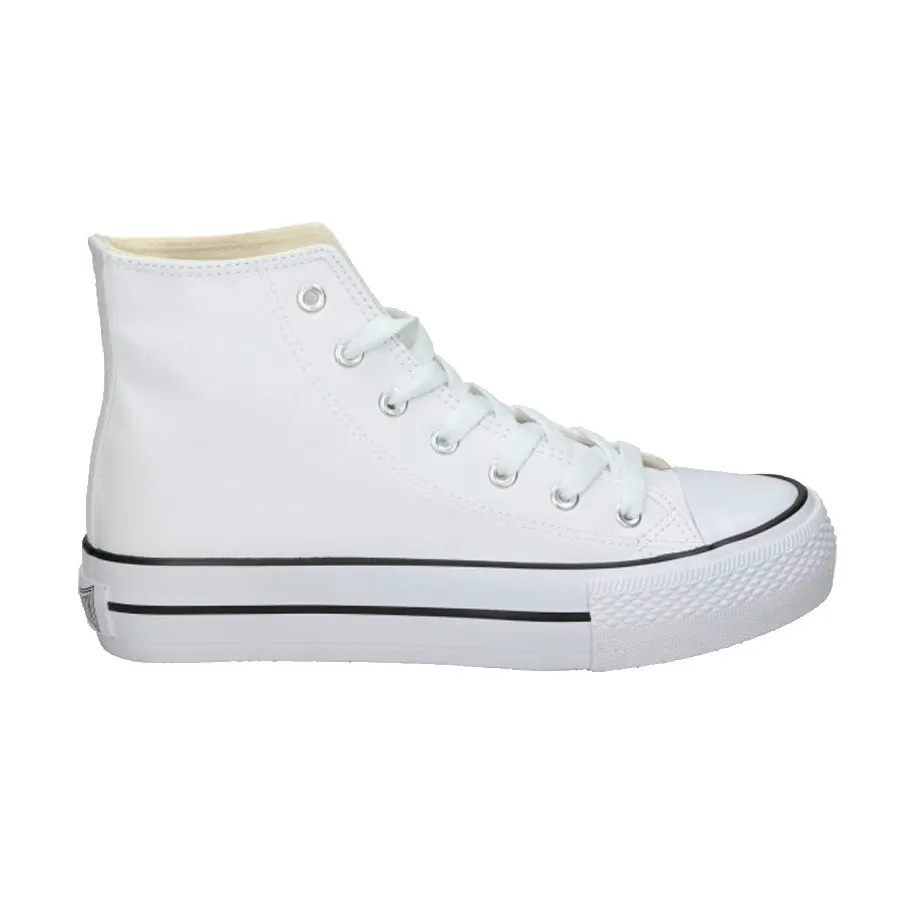 J.Smith LIBEL HIGH  Zapatillas Mujer Blanco Lona