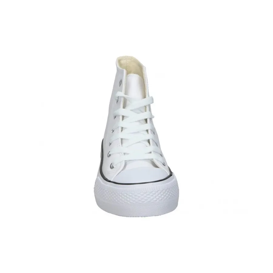 J.Smith LIBEL HIGH  Zapatillas Mujer Blanco Lona