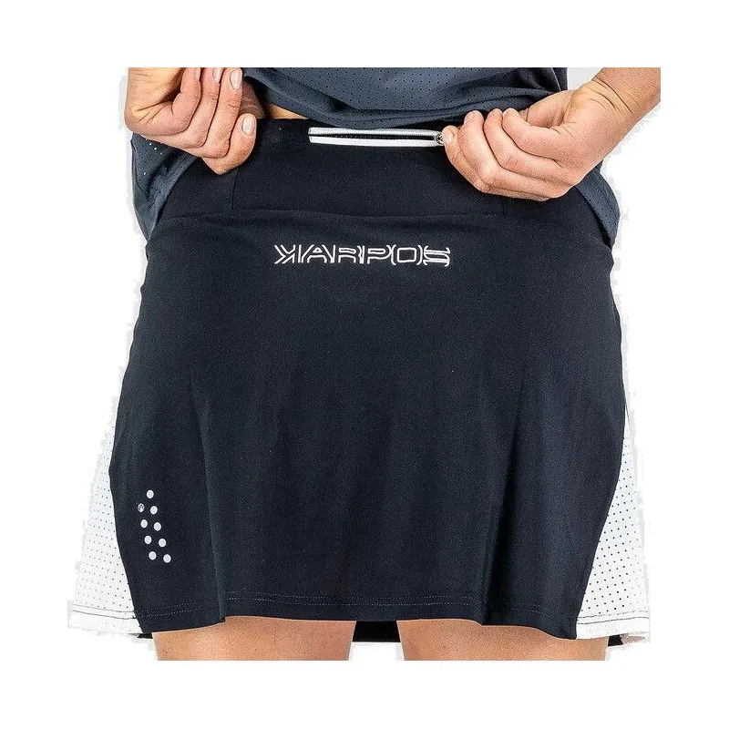KARPOS Lavaredo Run Skirt (negro/blanco) mujer