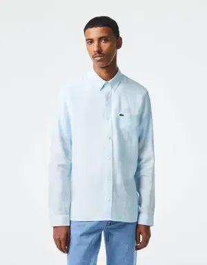 Lacoste Camisa de hombre Lacoste en lino