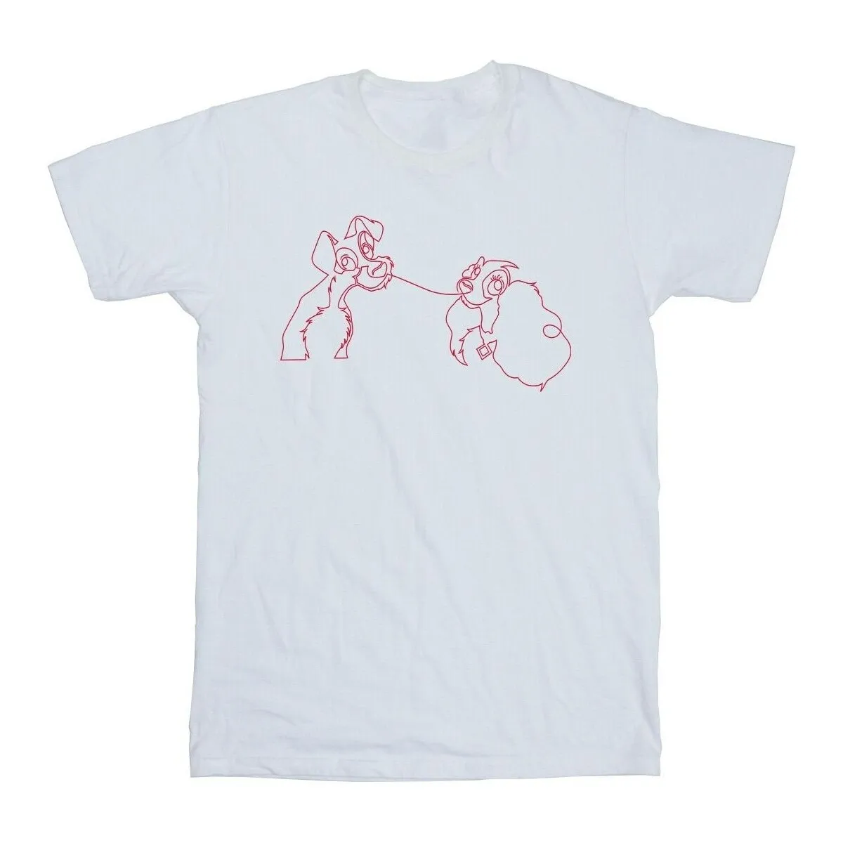 Lady And The Tramp Spaghetti Outline