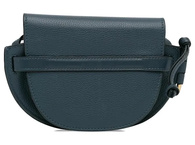 LOEWE Mini Gate Crossbody Azul 