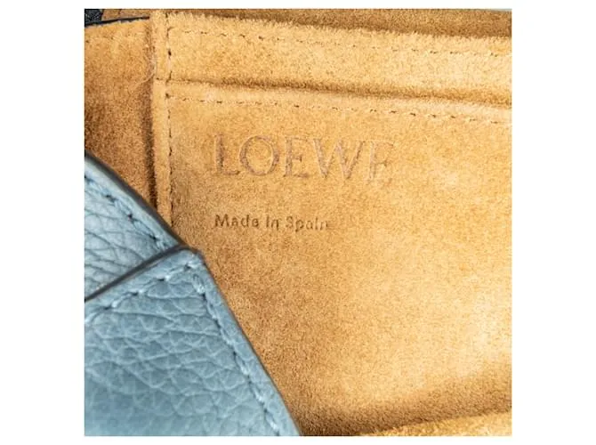 LOEWE Mini Gate Crossbody Azul 