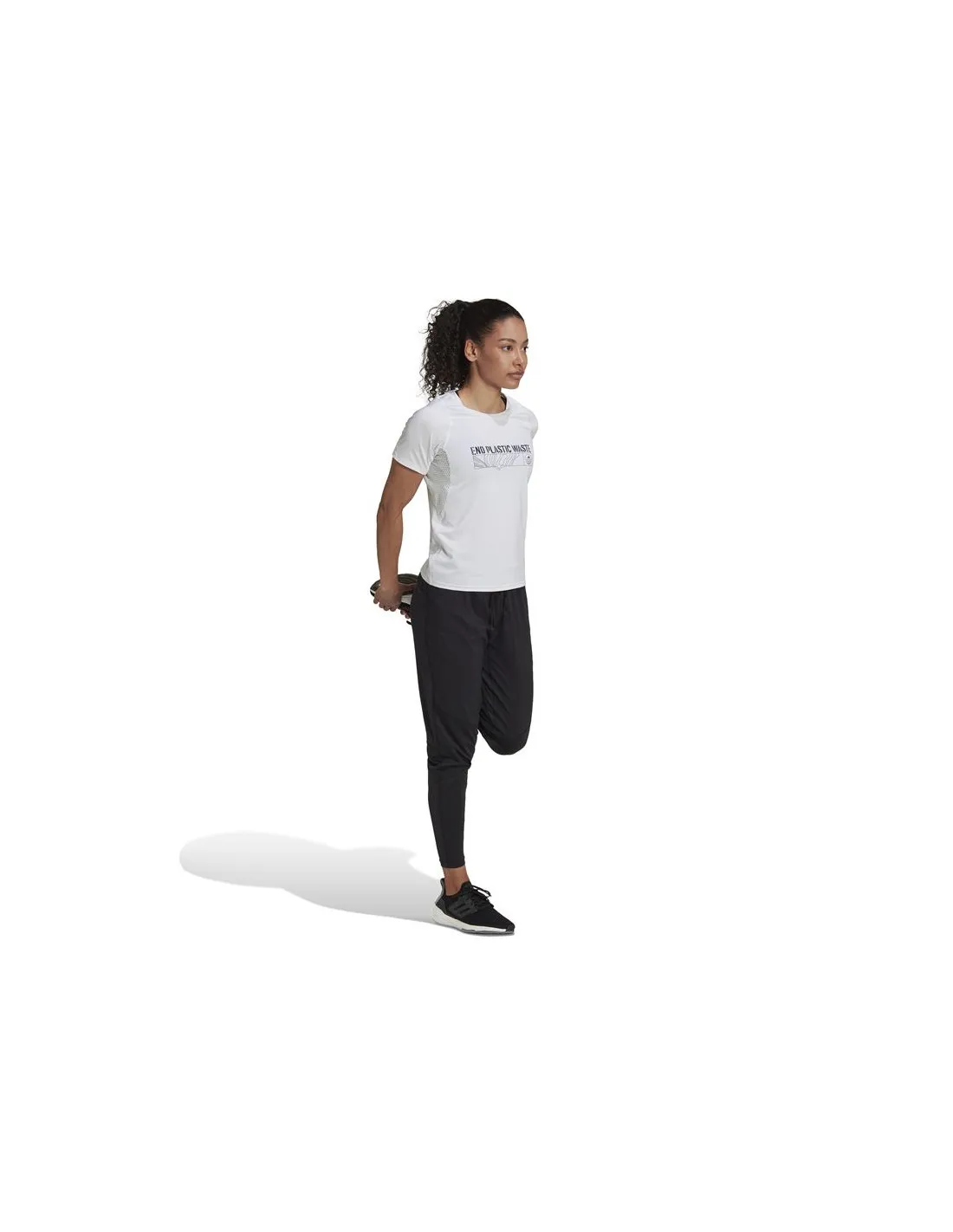 Mallas de running adidas Fast Running Mujer Black