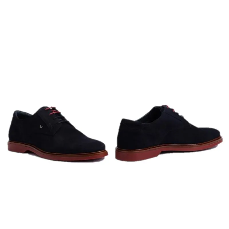 MARTINELLI LENNY 13841698X AZUL, CACAO Y GRIS. BLUCHER CORDONES ANTE HOMBRE