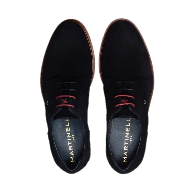 MARTINELLI LENNY 13841698X AZUL, CACAO Y GRIS. BLUCHER CORDONES ANTE HOMBRE