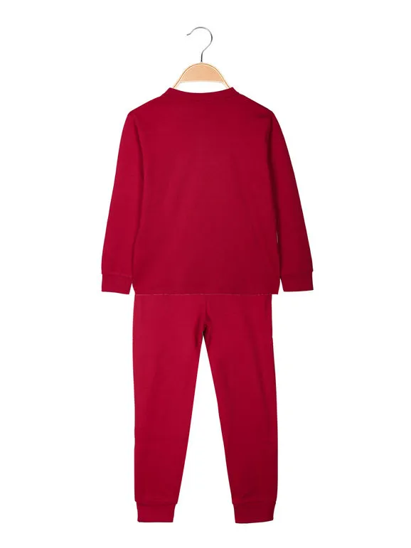 MARVEL SPIDERMAN PIJAMA LARGO DE ALGODóN INTERLOCK PARA NIñO.