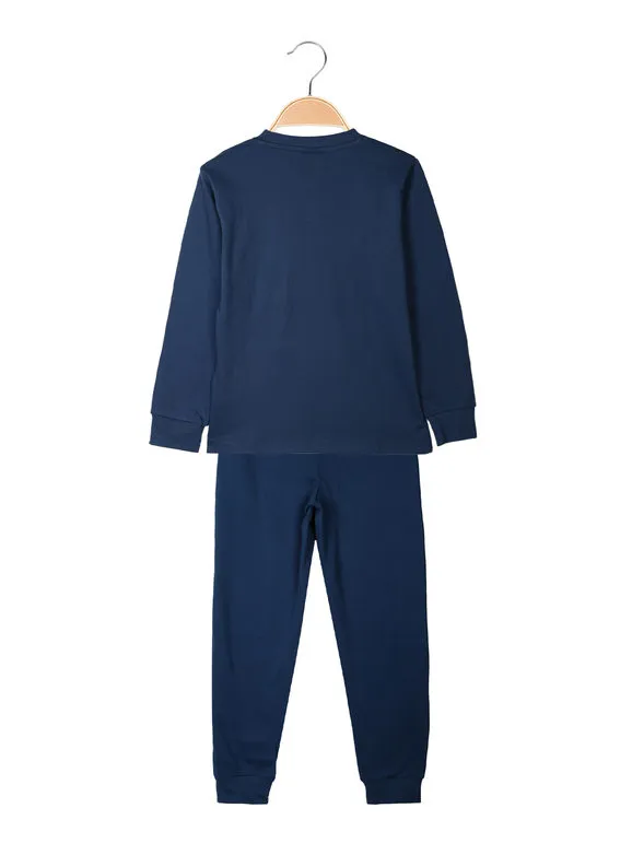 MARVEL SPIDERMAN PIJAMA LARGO PARA NIñO EN ALGODóN INTERLOCK