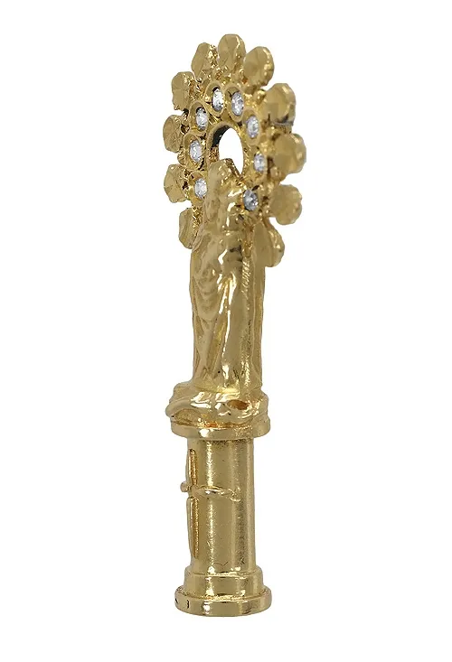 MEDALLA ORO 18 KTE VIRGEN DEL PILAR 038_LO02518AM