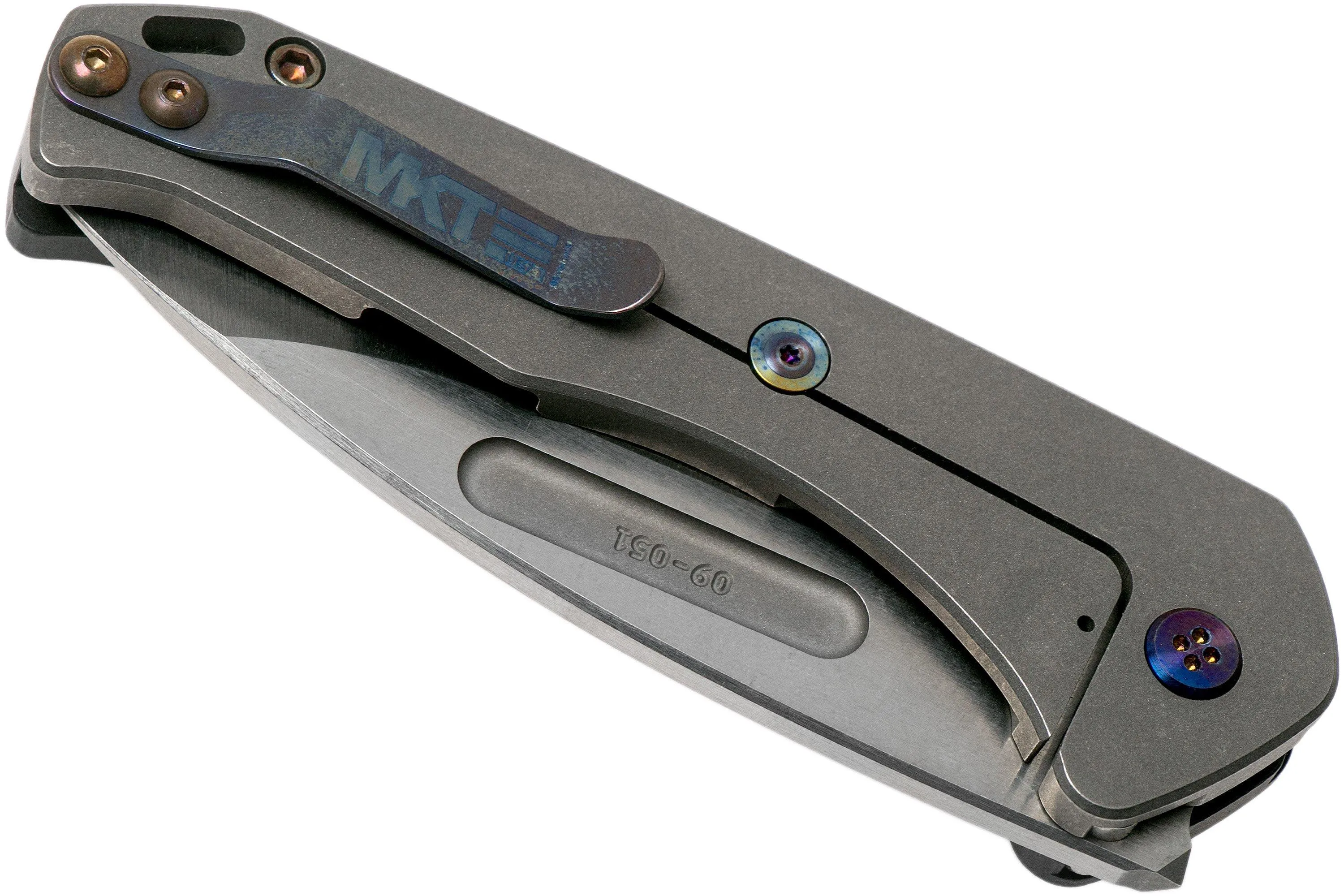 Medford Swift Framelock, S35VN Tumbled Drop Point, Alu Espresso Handles, Flamed HW navaja