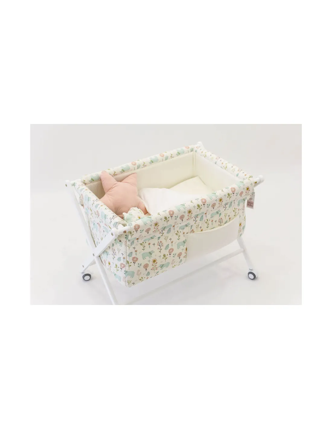 Minicuna bebé Garden Bears de Cucos Baby