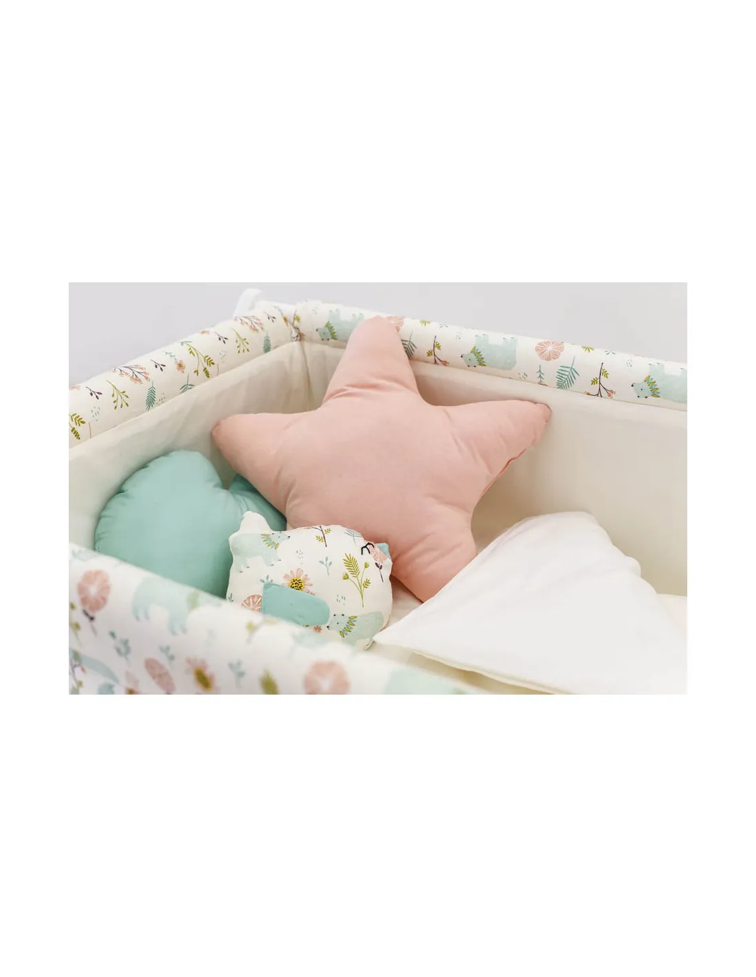 Minicuna bebé Garden Bears de Cucos Baby