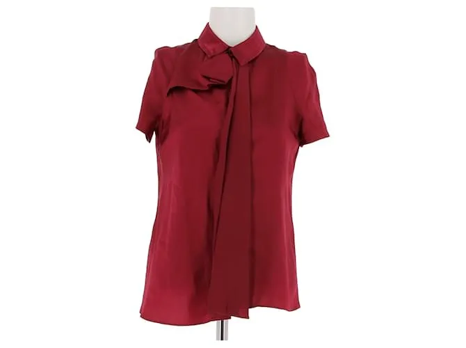 MIU MIU Tops T.IT 40 Seda Roja 