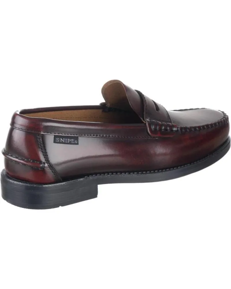 Mocasines de Hombre SNIPE ZAPATOS DE VESTIR 11025 HOMBRE BURDEOS ROJO
