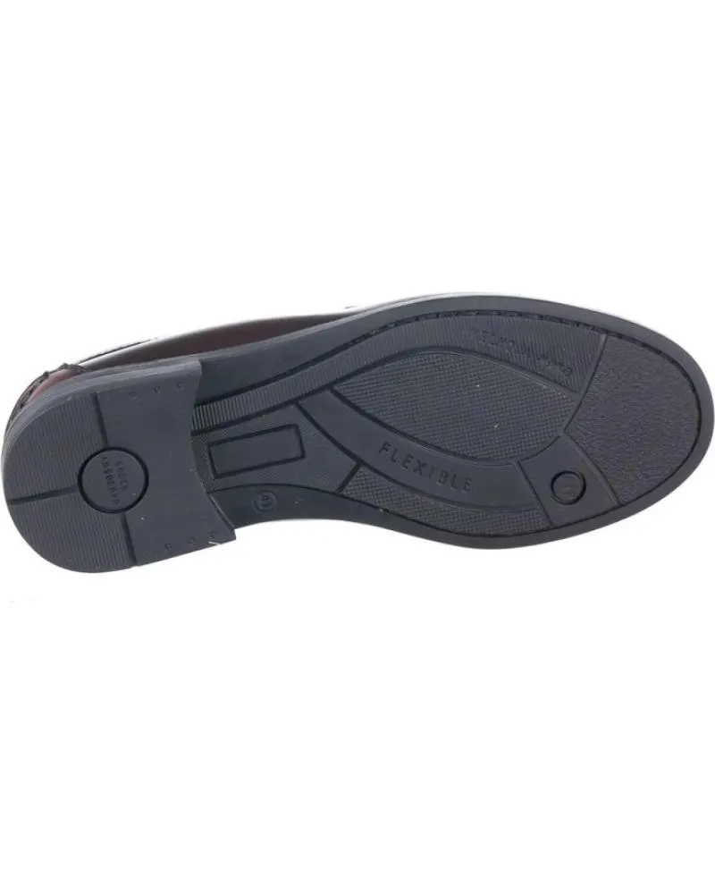 Mocasines de Hombre SNIPE ZAPATOS DE VESTIR 11025 HOMBRE BURDEOS ROJO