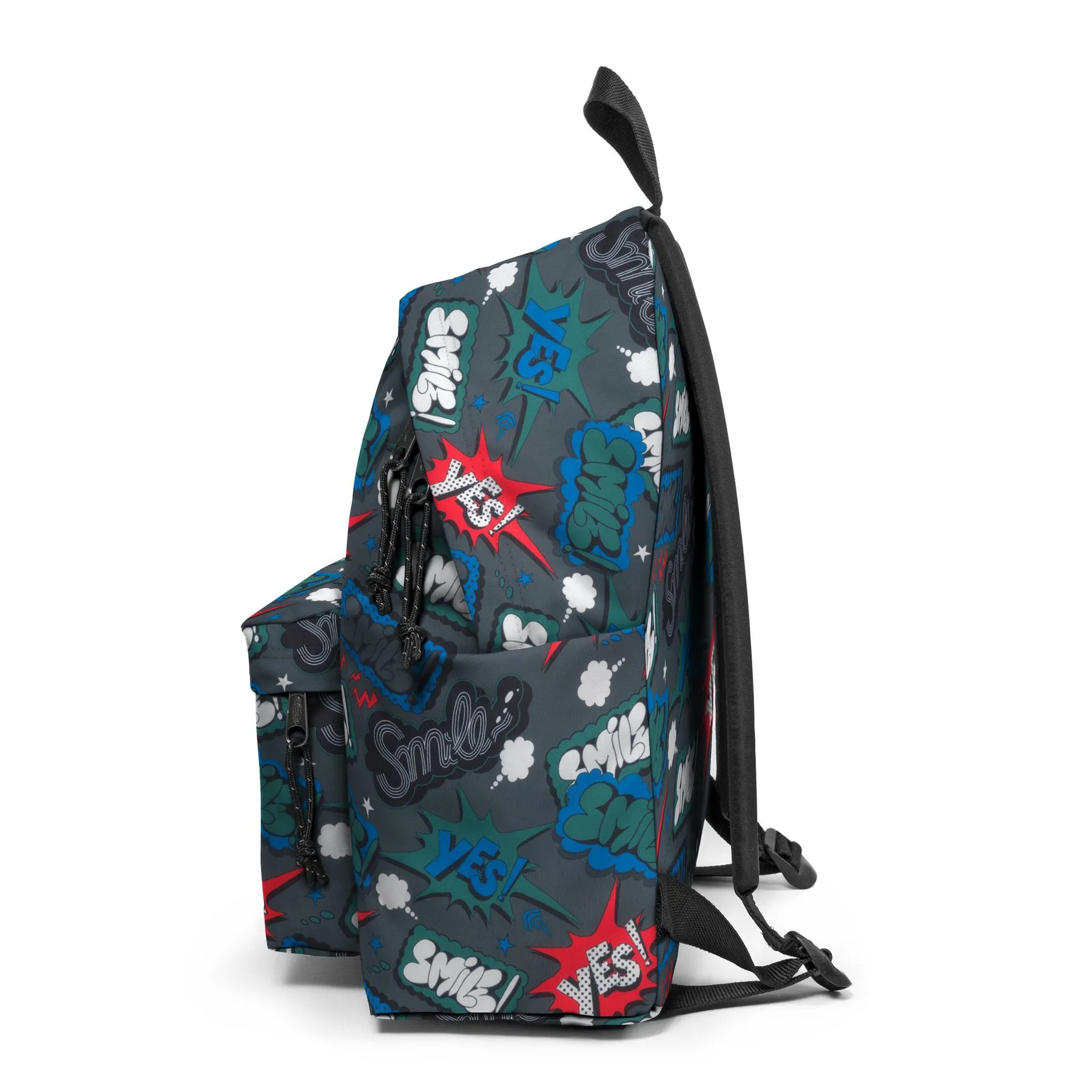 MOCHILA EASTPAK Padded Pak’r® 24 litros EK620U49 Comic Grey estampado inspirado en los cómics multicolor