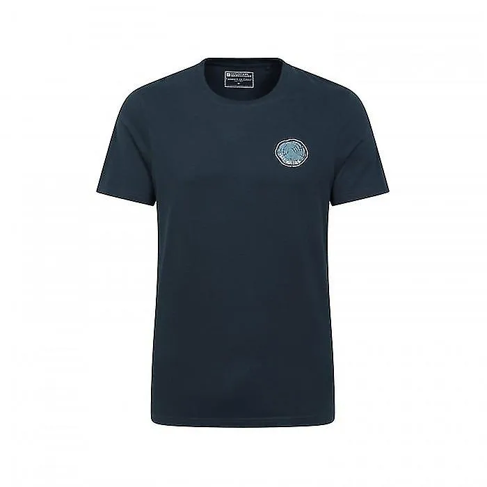 MOUNTAIN WAREHOUSE MENS FORT WILLIAM TREE RING ORGANIC TSHIRT