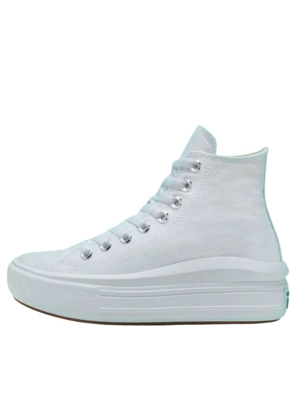N373O Converse Chuck Taylor Move Ivory en Plataforma de Piel