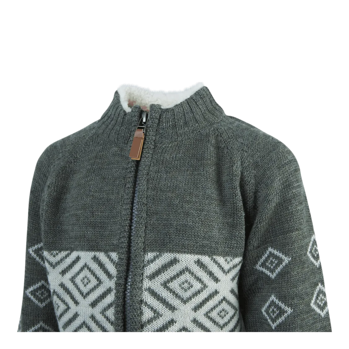 Name It Wriss Wool Ls Knit Card Grey