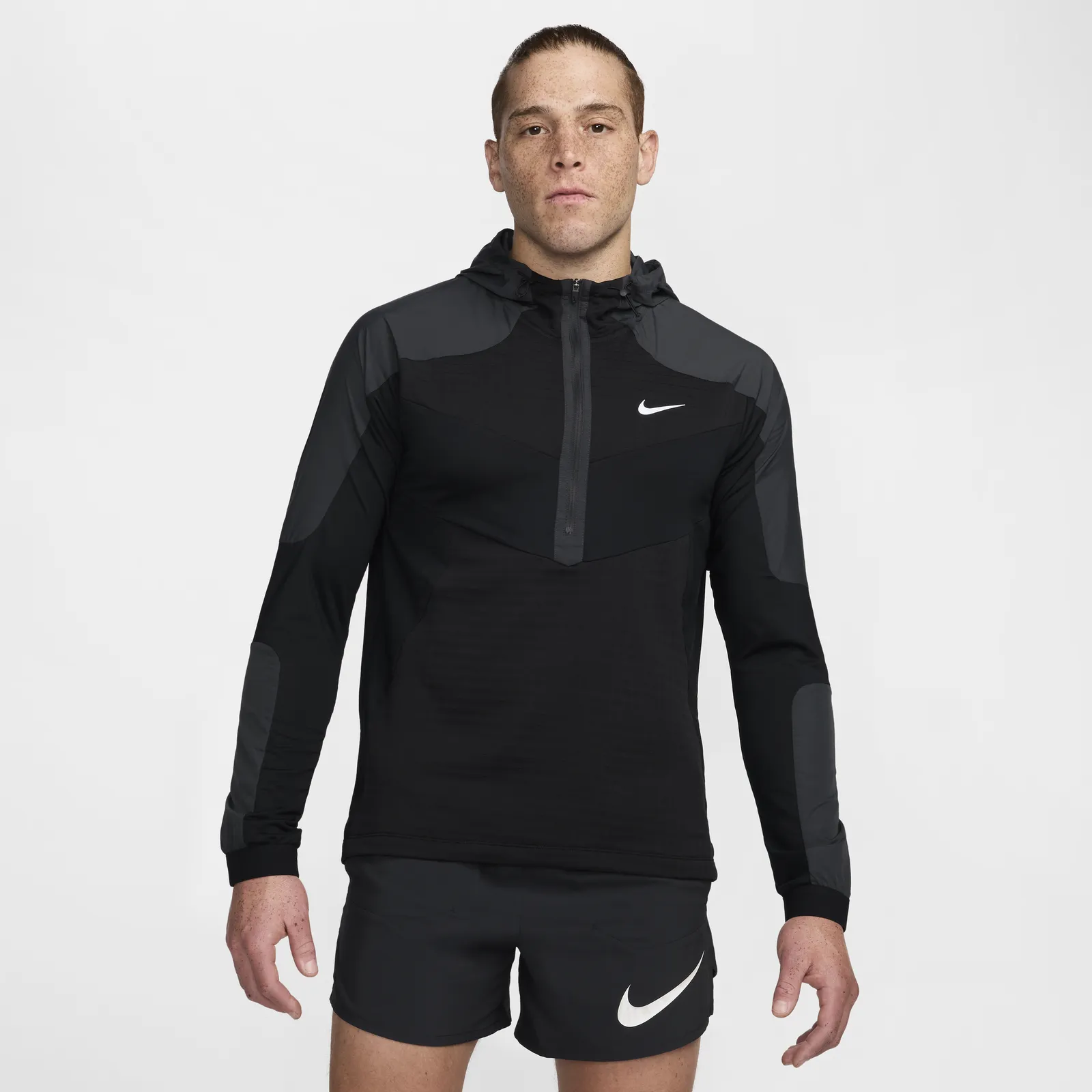 NIKE LONG SLEEVE RUNNING TSHIRT BLACK