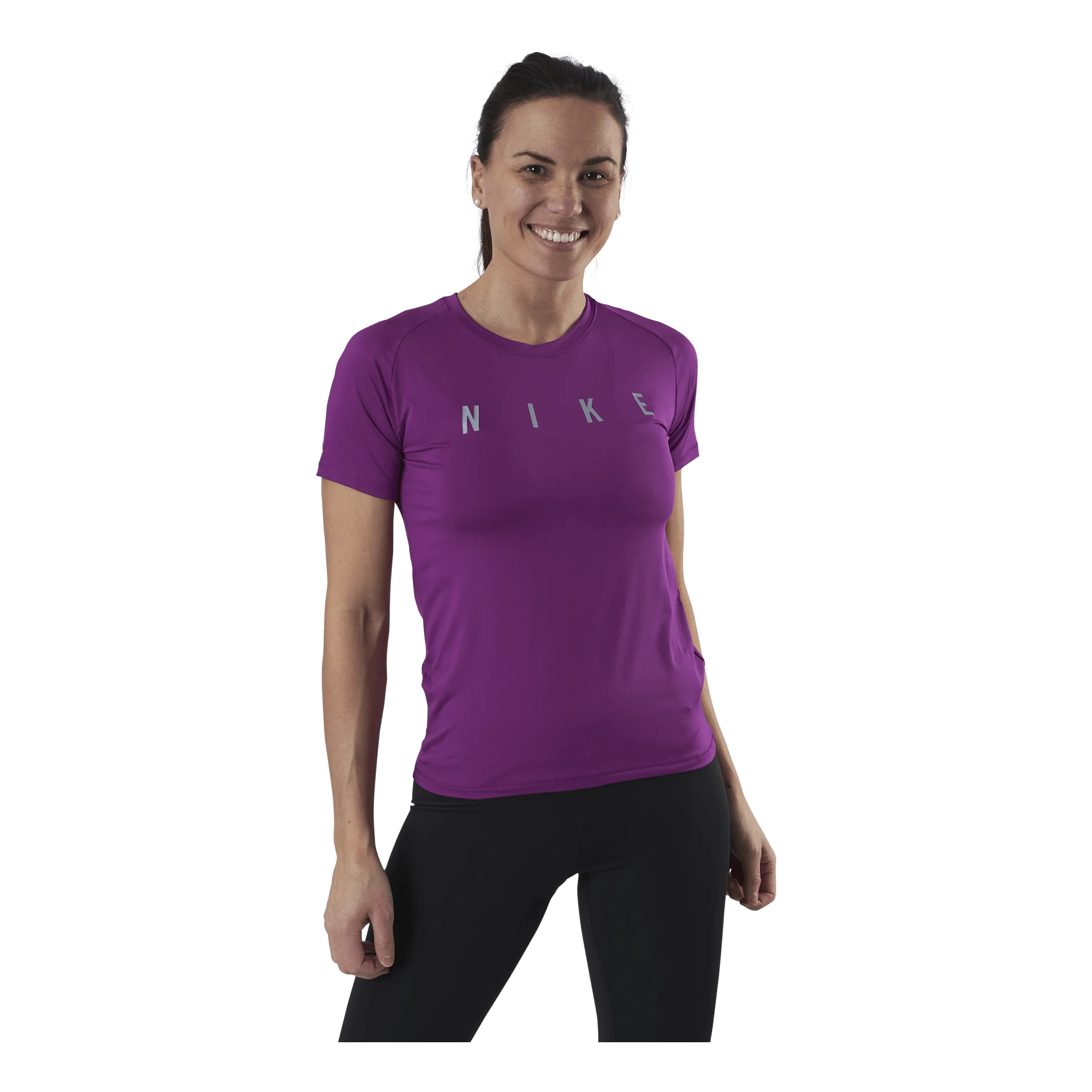 Nike Miler Run Division Top SS Purple