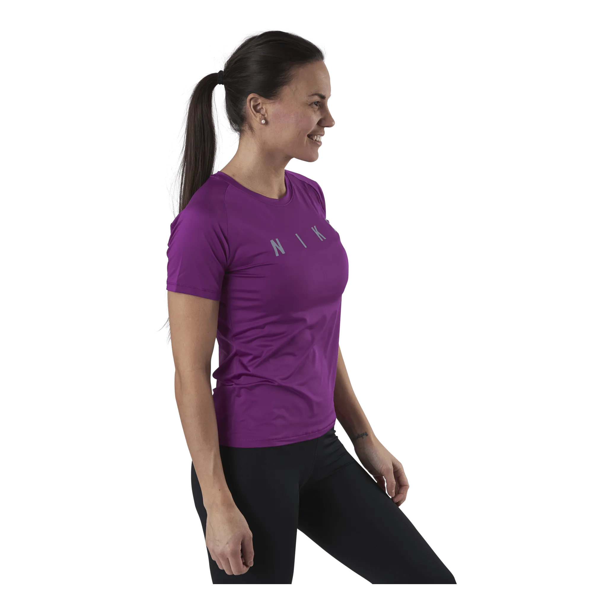 Nike Miler Run Division Top SS Purple