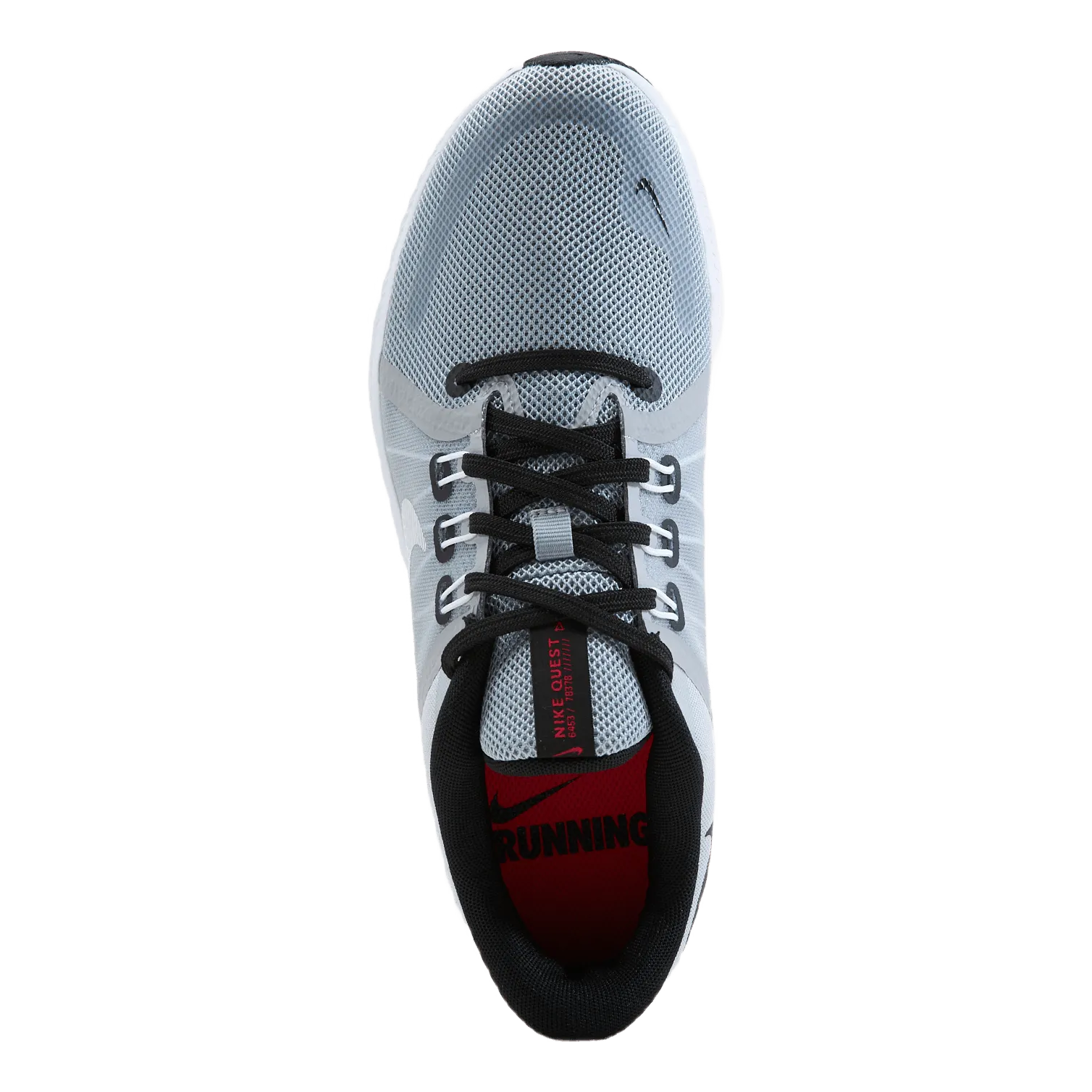 NIKE NIKE QUEST 4 MEN'S RUNNING SHO LT SMOKE GREY/WHITEBLACKSIRE