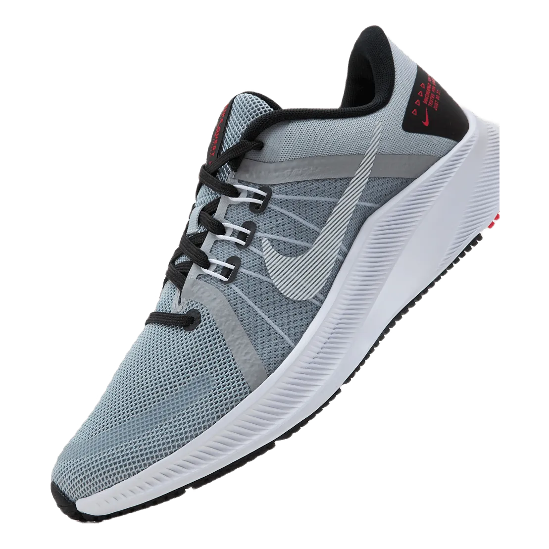 NIKE NIKE QUEST 4 MEN'S RUNNING SHO LT SMOKE GREY/WHITEBLACKSIRE