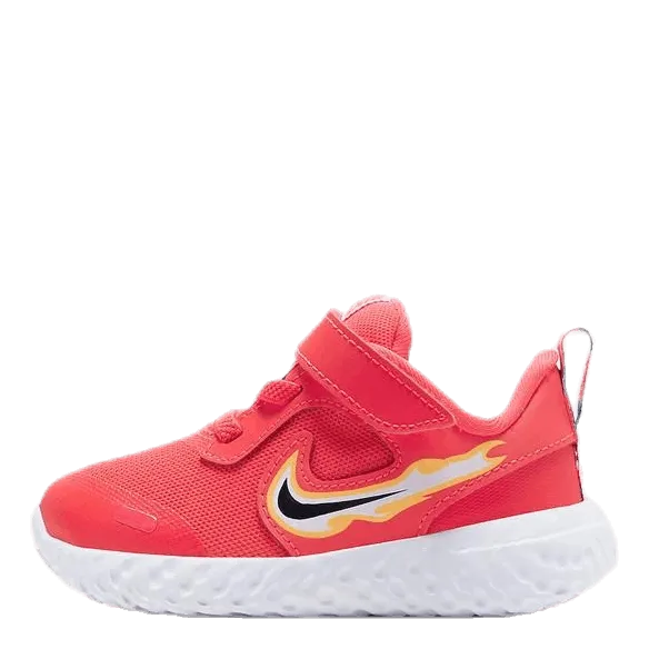 Nike Revolution 5 Fire TD Kids Yellow/Red